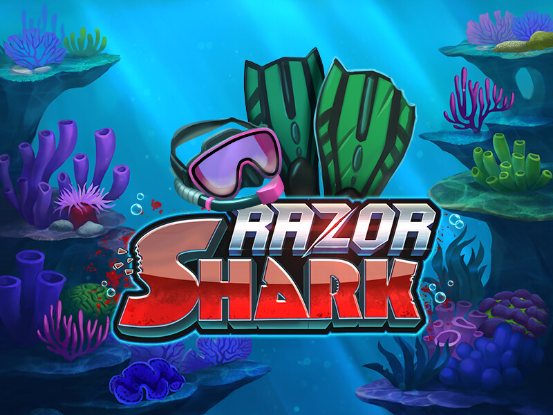 Arte do jogo Razor Shark para Jackpots Progressivos