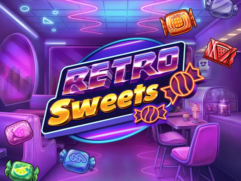 Arte do jogo Retro Sweets para Slots Clássicos Revisitados